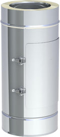 Jeremias DW FU Revisionselement 160 mm - Design Plus mit Kugelfang und Rußtopf - Doppelwandige Edelstahl Abgasanlage bis 600 Grad Celsius - Herausnehmbarer Rußtopf für Wartung