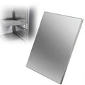Generisch Edelstahl Isolierplatte 80 x 70 cm - Selbstklebender Hitzeschutz für Herd und Mikrowelle - Hochtemperaturbeständige Kühlschrank Schutzplatte - Für Wand Küche und Gerätebereiche
