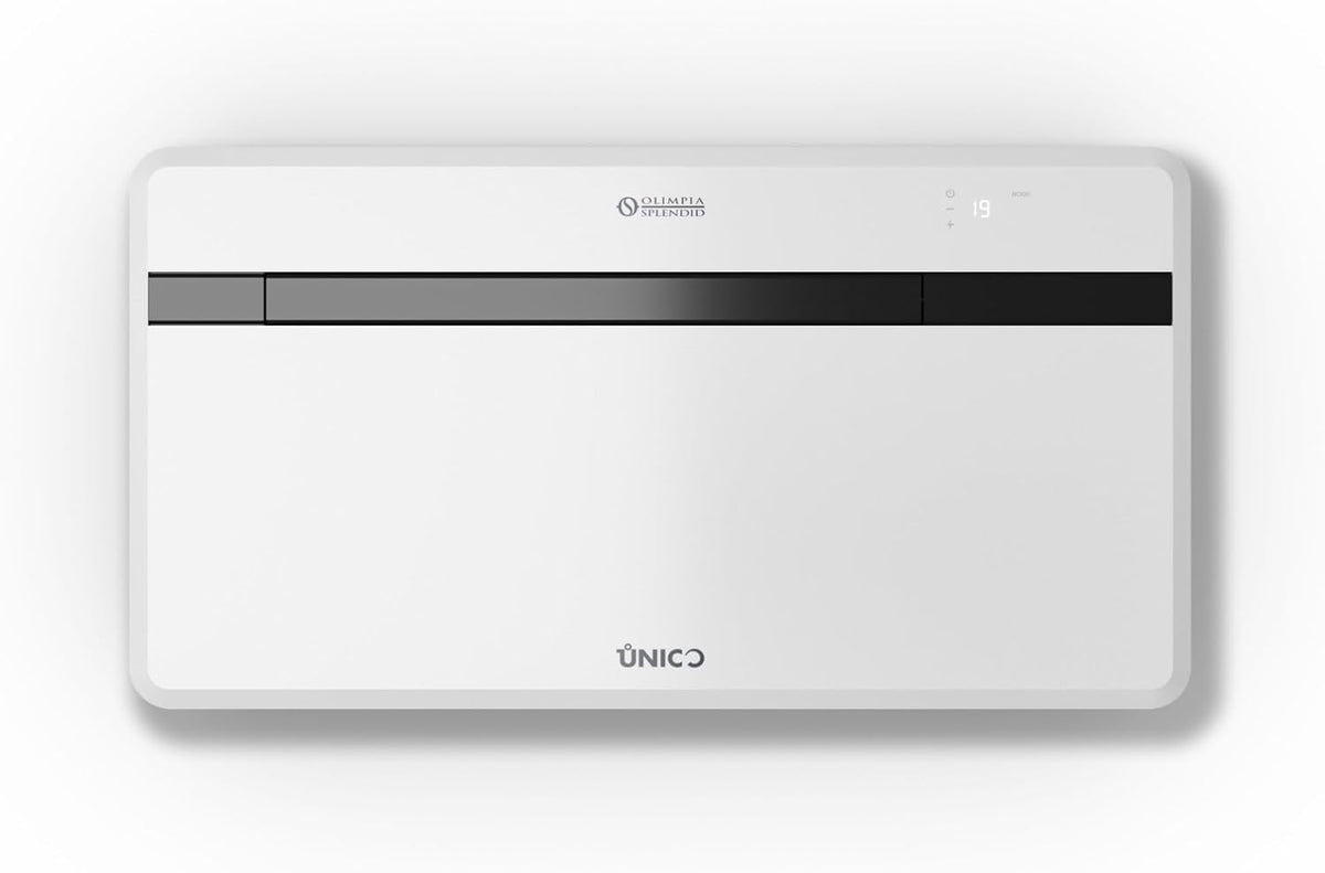 Olimpia Splendid Unico Evo F 16 HP PVA - Wärmepumpen Klimagerät mit 2.1 kW - Kühlen und Heizen mit R290 - Weißes kabelgebundenes Klimagerät mit 58 dB Betrieb