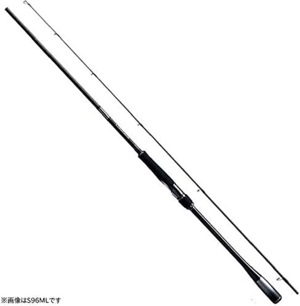 Shimano Lunamis S96M Spinnrute - Schwarze 2 Komma 7 m Angelrute mit 7 bis 35 g - EVA Komponenten und zweiteilige Bauweise - Für Kunstköder und Küstenangeln