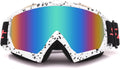 ZGYOZMNG Skibrille für Erwachsene - Große Schneemaske winddicht und atmungsaktiv - Antibeschlag Brille für Schnee und Sand - Für Skifahren Snowboard Motorrad und Outdoor
