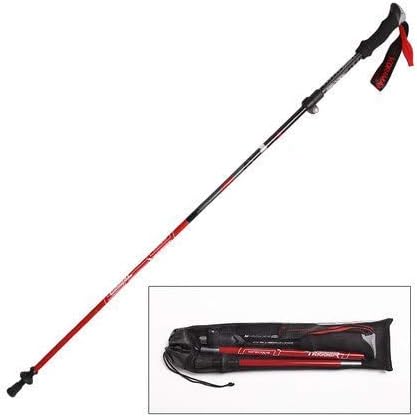 NATWEE Anti Schock Wanderstöcke - Zweiteiliges faltbares und verstellbares Set - Ausführung D für Outdoor Touren - Für Wandern Berg Camping und Rucksackreisen