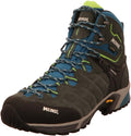Meindl Herren Wanderstiefel Grau Petro - Leder und Textil mit Gummisohle - Kurzschaft mit textilem Futter - Outdoor Stiefel für Wandern und Trekking