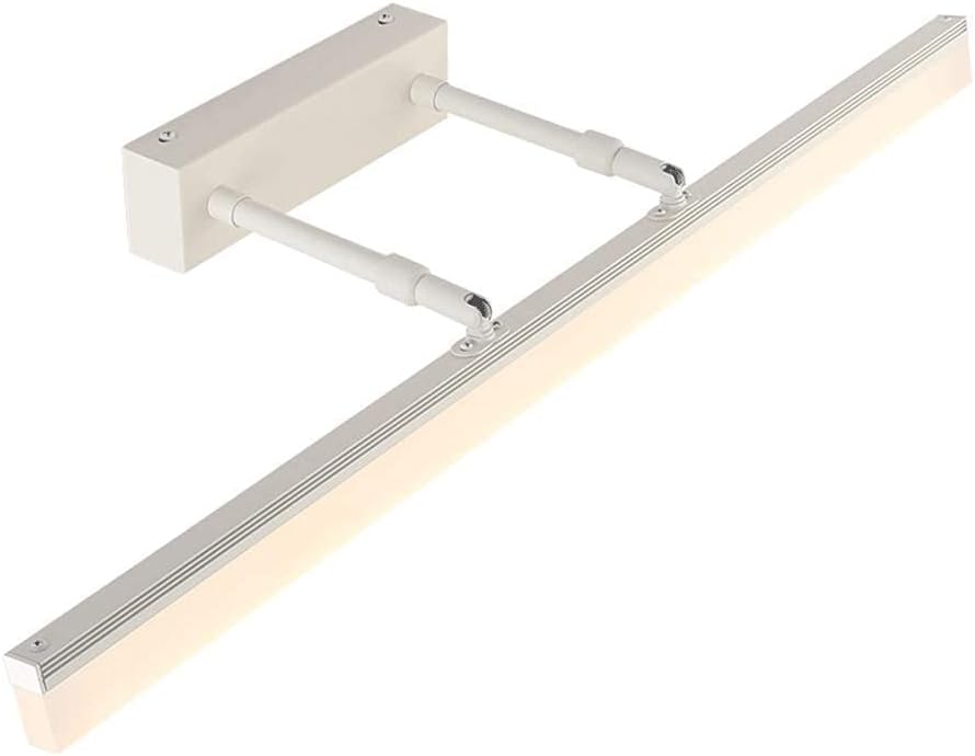 LED Badezimmerspiegel Leuchte - Ausziehbare Frontbeleuchtung mit warmweißem Licht - Wandlampe für Waschraum Umkleideraum und Schminkbereich - Für Spiegel Badezimmerschrank und Make up