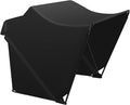 Motorradgarage 270 x 105 x 155 cm - Wasserdichtes Faltzelt für Motorrad Roller und Fahrrad - Schwarz als tragbare Schutzgarage - Für Mopeds Motocross und Aufbewahrung