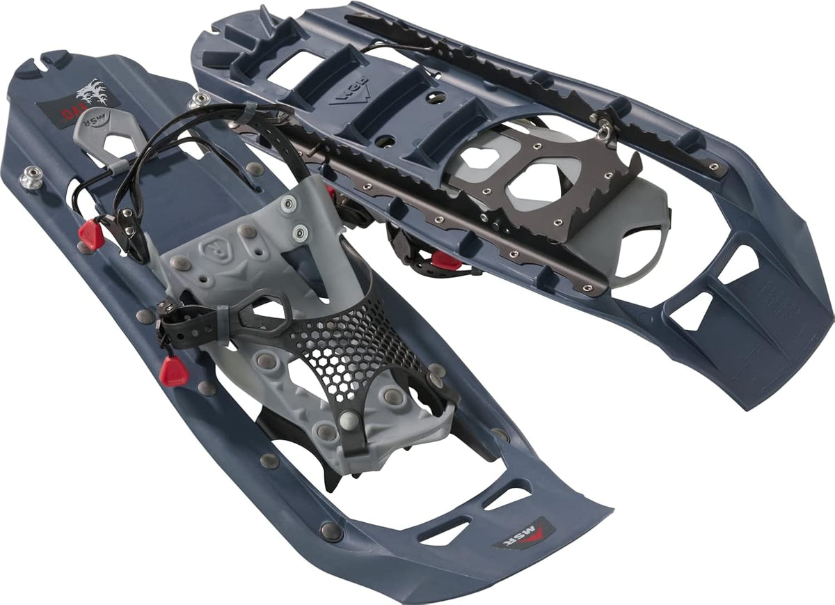 MSR Evo Trail Schneeschuhe 56 cm - Kunststoff und Stahl Konstruktion - Midnight Design ohne Batteriebetrieb - Für Schneewandern Wintertouren und Outdoor Einsatz