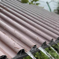 Metall Wellblech für Carport - Anpassbare Ersatz Dachplatten mit schneller Entwässerung - Dachverkleidung inklusive Firstkappe für Außenkonstruktionen - Für Carport Überdachung und Dachreparatur