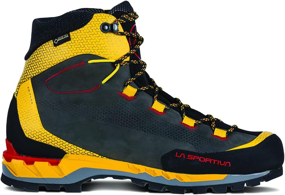 La Sportiva Trango Tech Leather GTX Herren Bergschuhe - Leder mit Vibram La Sportiva Cube Sohle - Knöchelhohe Bauform - Für Trekking Bergtouren und Outdoor