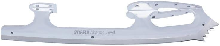 Stifeld Aira Top Level Eiskunstlaufklinge - Größe 10 Zoll aus Stahl und Aluminium - Metallic Klinge für Unisex Jugend - Einzelne Klinge für Ice Figure Skating