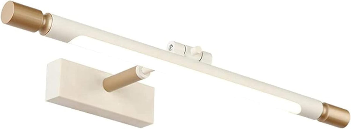 LED Spiegel Frontleuchte 64 cm - Wandleuchte mit verstellbarem Beleuchtungswinkel - Warmweißes Licht für Badezimmer Spiegel - Für Waschtisch Schminktisch und Pflegebereich