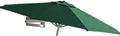 Garten Sonnenschirm 2.5 m Grün - Terrassenschirm aus Stahl mit Wassereinfüllbasis - 8.2 Fuß Outdoor Marktschirm für Schatten - Für Garten Terrasse Strand und Außenbereich