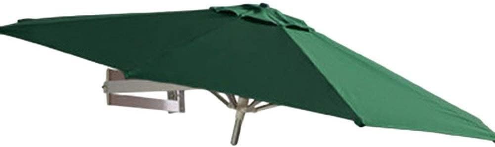 Garten Sonnenschirm 2.5 m Grün - Terrassenschirm aus Stahl mit Wassereinfüllbasis - 8.2 Fuß Outdoor Marktschirm für Schatten - Für Garten Terrasse Strand und Außenbereich