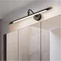 Kupfer LED Spiegel Frontleuchte 49 cm - Wasserdichte Antibeschlag Badbeleuchtung - Acryl und Edelstahl mit warmem Licht - Für Spiegelschrank Waschtisch und Kosmetikspiegel
