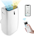 GOPLUS mobiles Klimagerät 16000 BTU - 5 in 1 für Räume bis 30 Quadratmeter - Kühlen Heizen Entfeuchten Lüften und Schlafmodus - App Fernbedienung und 24 Stunden Timer