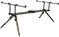 Fox Horizon Duo Camo 4 Rod Pod - Mehrfarbiger Metall Rutenhalter für vier Karpfenruten - Mit zwei langen Beinen zu je 36 Zoll - Für flexible Uferplätze