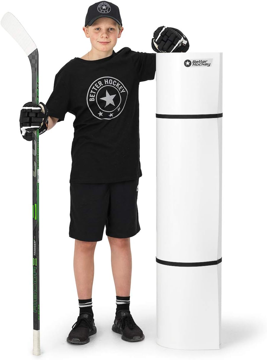 Better Hockey Extreme Roll Up Shooting Pad XL - 4,2 m2 Eishockey Schussplatte 305 x 138 cm - Rollbare Trainingsfläche - Für Schuss und Stickhandling Übungen