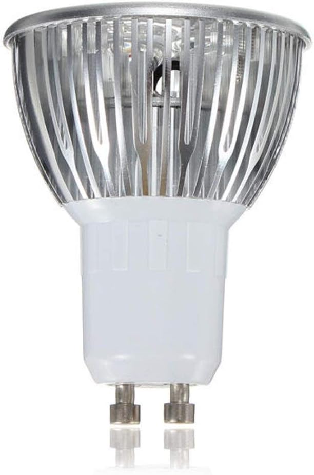 GU10 LED Spot 9 W - 10 warmweiße Leuchtmittel mit drei LED Lichtquellen - CRI 90 und Betrieb bei 85 bis 265 V - Für kompatible Spots Einbaustrahler und Innenbeleuchtung