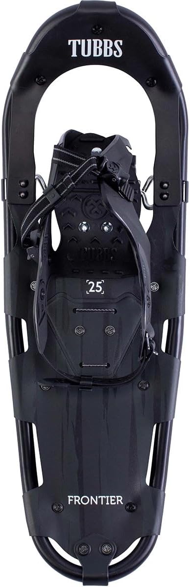 Tubbs Frontier Schneeschuhe 91,4 cm - Aluminiumrahmen mit Nylon Legierung - Schwarz bis 300 Pfund empfohlen - Modell 2025 für Schneewandern