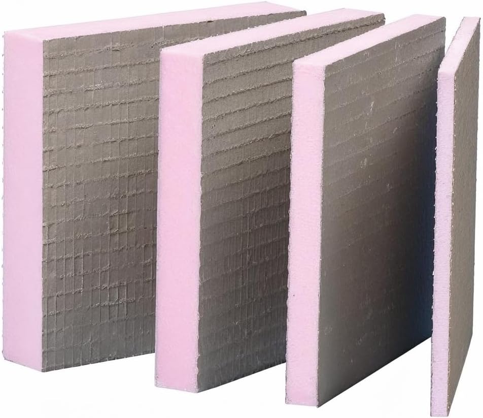 doitBau XPS Bauplatte 60 x 120 cm - 10 mm Hartschaum Dämmplatte aus Polystyrol - Druckfest wasserundurchlässig und direkt befliesbar - 15 Platten für 10.8 Quadratmeter