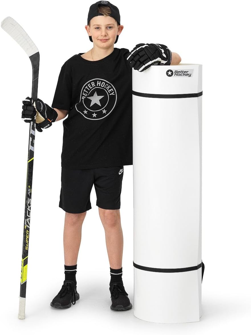Better Hockey Extreme Roll Up Shooting Pad - 3,2 m2 Eishockey Schussplatte 260 x 122 cm - Rollbare Trainingsfläche - Für Schusstraining und Stickhandling