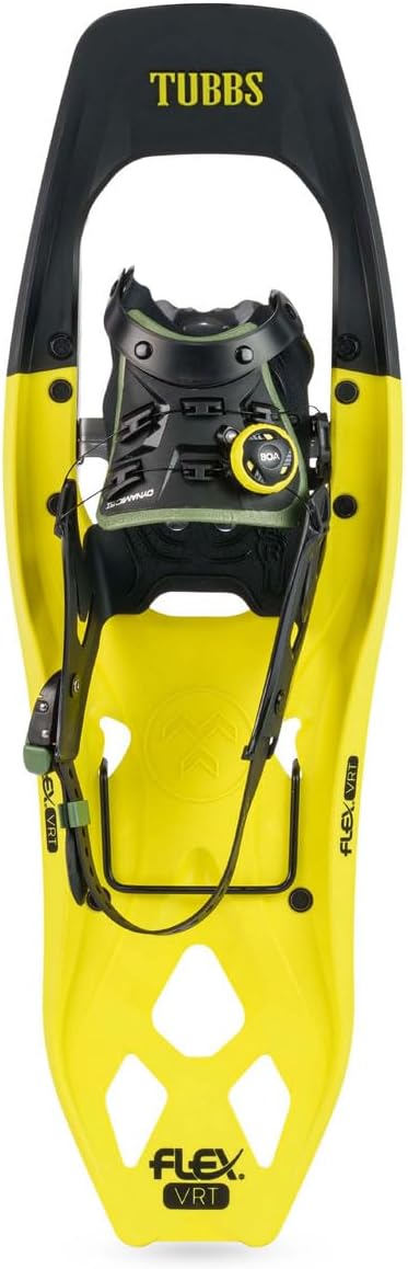 Tubbs Flex VRT Backcountry Schneeschuhe - Größe 25 mit 66 x 25,4 cm - Gelb aus Aluminium mit Stahlrahmen - Belastbar bis 110 kg für Backcountry Wintertouren