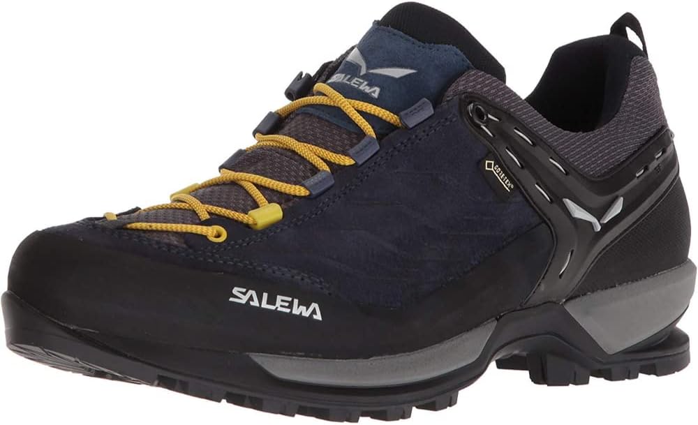 Salewa Mountain Trainer Gore Tex Herren Wanderhalbschuhe - Leder Textil Kombination mit Gore Tex - Synthetiksohle und niedrige Bauform - Für Trekking und Wandern