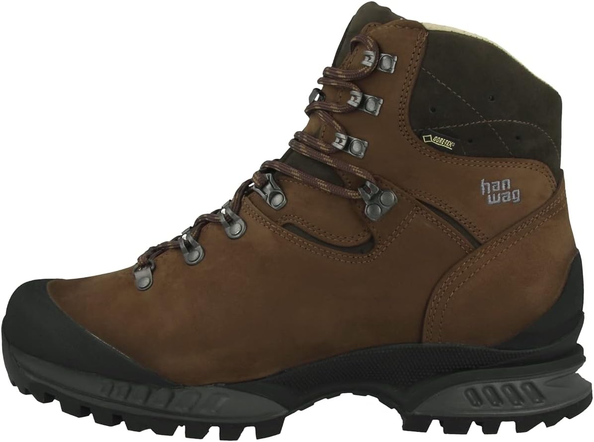 Hanwag Tatra II GTX Herren Trekkingstiefel - Nubukleder mit Gore Tex Membran und Futter - Vibram AW Integral Sohle - Wasserdicht atmungsaktiv und winddicht