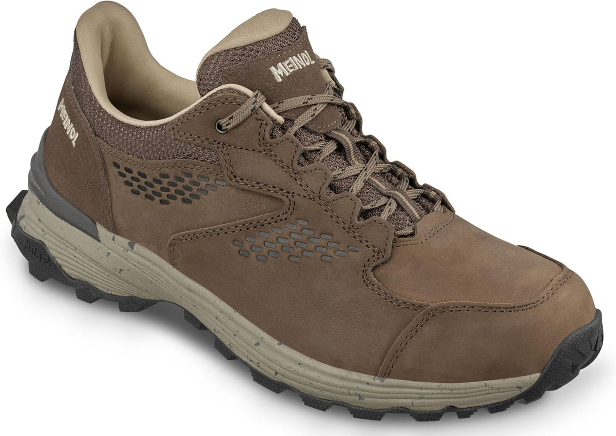 Meindl Padua LF Herren Wanderhalbschuhe - Leder mit Lederfutter und Gummisohle - Wasserabweisend und komfortabel - Low Cut Trekkingschuhe für Wandern Freizeit und Reisen