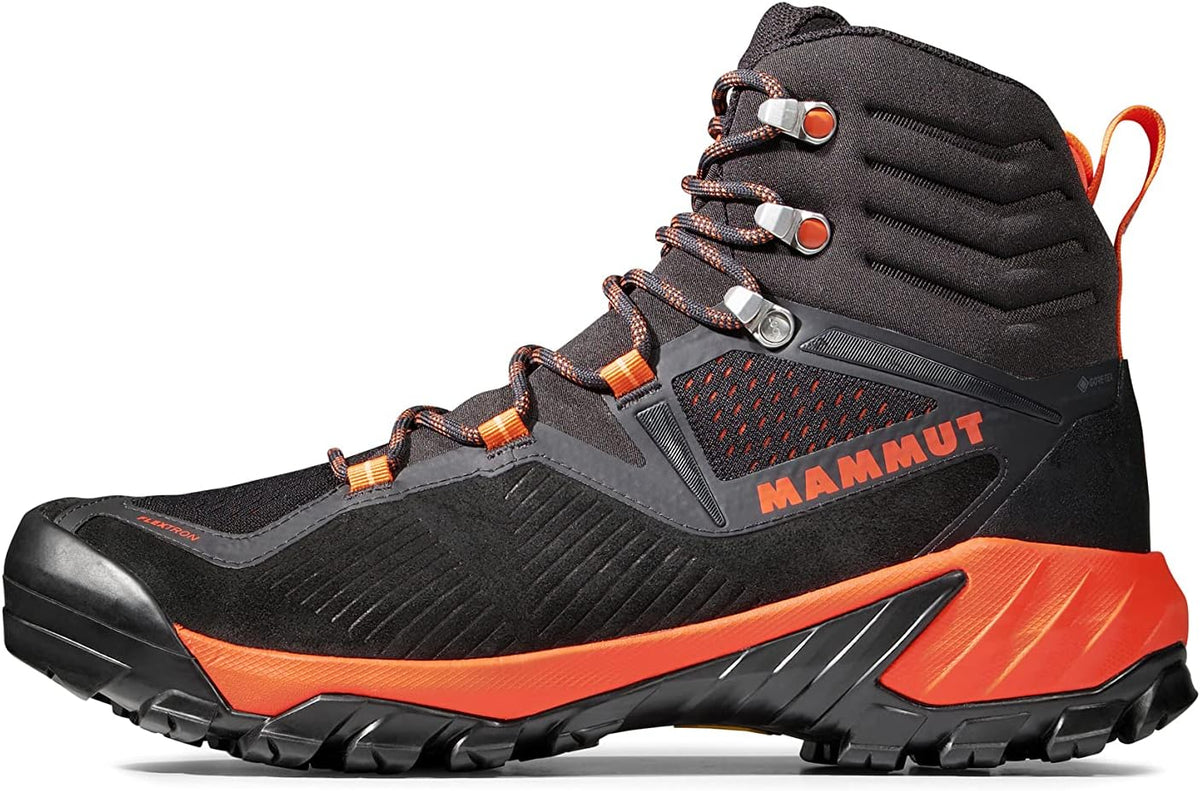 Mammut Sapuen High GTX Herren Wanderschuhe - Leder Textil Obermaterial mit abriebfester Gummisohle - hoher Schaft - Trekking Schuhe für Wandern und Outdoor Touren