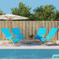 Home und Garden Strandtücher 4 Stück - Türkis mit 400 GSM Stoff - 60 x 135 cm große Badetücher - Für Strand Pool Schwimmen Badezimmer und Sommerurlaub