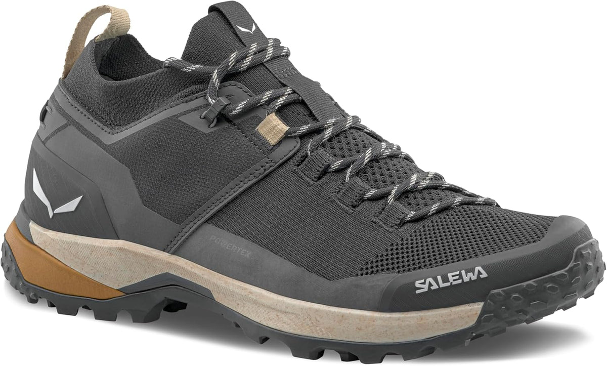 Salewa Puez 2 Knit Powertex Herren Trailschuhe - Wasserdicht mit Nylon Außenmaterial - Strickgewebe innen und Gummisohle - Für Wandern Trekking und Outdoor Touren