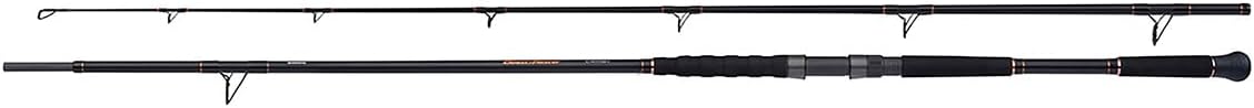 Shimano Beastmaster AX Catfish Wallerrute - 2,70 m Carbonrute bis 200 g - Zweiteilige schwarze Ausführung mit 310 g - Schnelle Aktion für Welsangeln