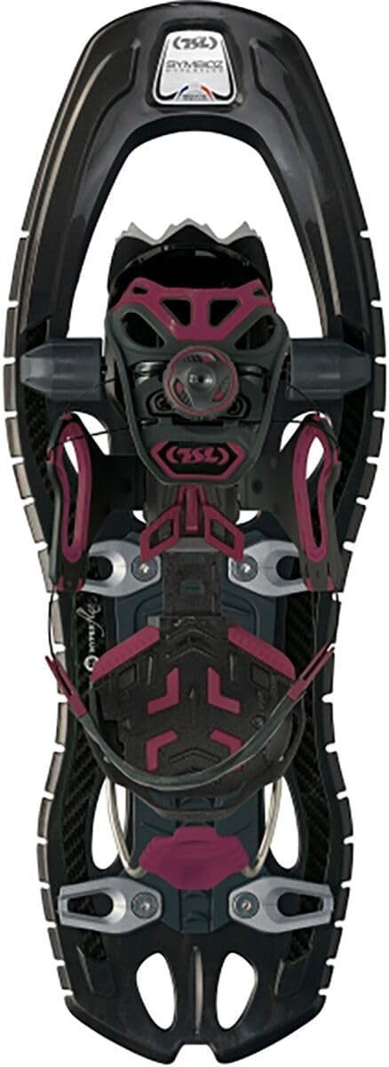 TSL Symbioz Instinct Schneeschuhe L - Titan Black mit Kunststoffrahmen - bis 308 Pfund empfohlen - große Schneeschuhe für Wintertouren und Schneewandern