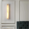 AYCDL Marmor LED Wandleuchte 50 cm - Lange Innenleuchte aus Marmor und Kupfer - Moderne dekorative Wandbeleuchtung für elegante Räume - Für Wohnzimmer Flur Hotelkorridor und Innenbereich