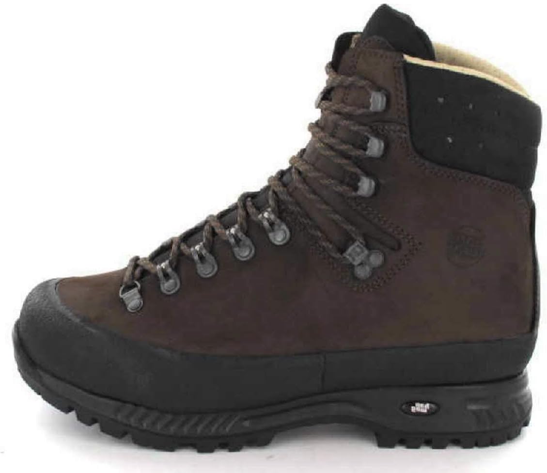 Hanwag Yukon Herren Trekkingstiefel - Leder Obermaterial und Lederfutter - Gummisohle mit hohem Schaft - Robuster Wanderstiefel für Trekking und längere Outdoor Touren