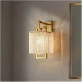 Nordische Kristall Wandleuchte 22 x 17 x 37 cm - Warmweißes Licht für Wohnzimmer und Schlafzimmer - Für Spiegel Nachttisch und Badezimmer - Dekorative Leuchte für Flur und Eingang