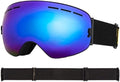 ZGYOZMNG Skibrille Farbe 14 F - UV400 Schutz mit Antibeschlag - Schneebrille für Damen und Herren - Für Skifahren Snowboarden und Outdoor Wintersport