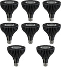 PAR38 LED Flutlicht 40 W - 8 COB Leuchtmittel mit 4000 lm und Vollspektrum Licht - CRI 90 Plus bei 85 bis 265 V Wechselstrom - E27 Lampen nicht dimmbar für breite Beleuchtung