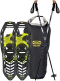 Atlas Helium Trail Schneeschuh Set - Schwarz in Größe 30 aus legiertem Stahl - Für Winterwandern und verschneite Wege - Robuste Outdoor Ausrüstung für längere Schneetouren