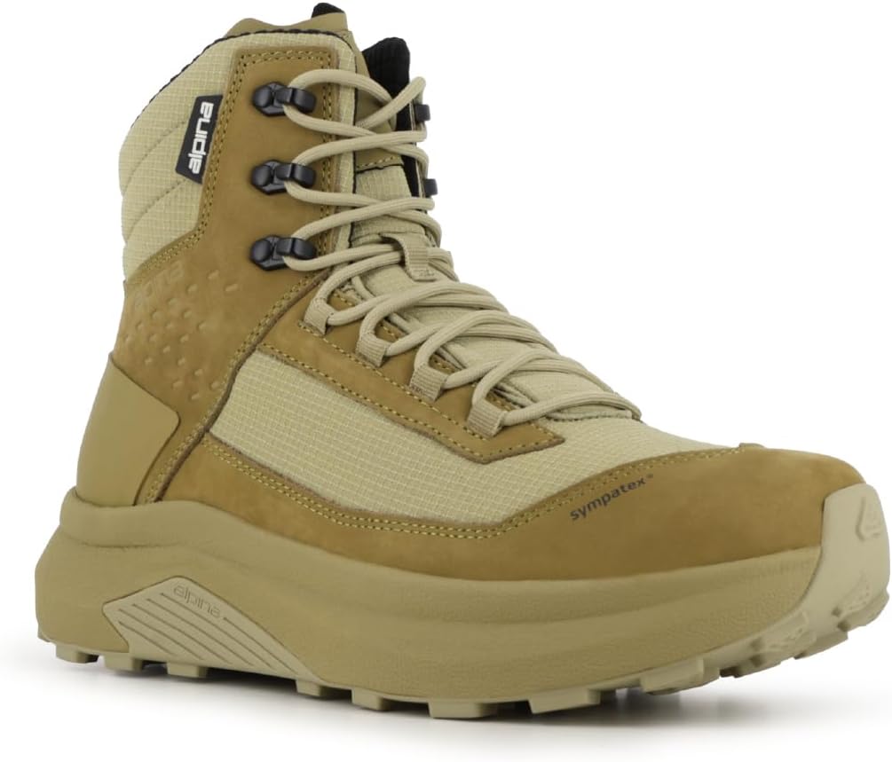 Alpina Lynx Wanderschuhe Unisex - Wasserdicht mit Sympatex und Leder Ripstop Obermaterial - Gummi Stormsohle mit Textil Innenfutter - Für Trekking und Wandern