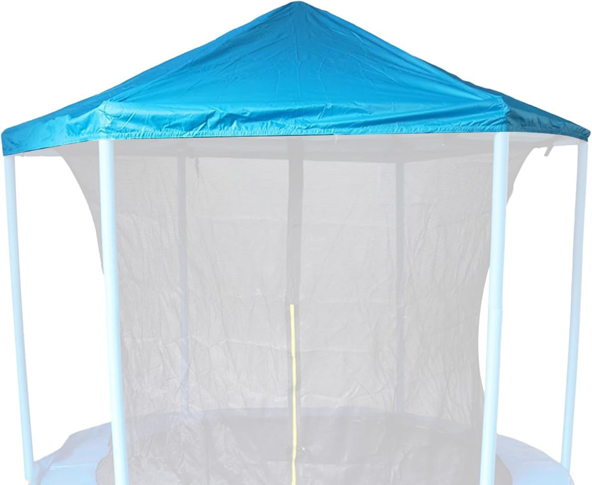 UV Schutz Zelt - Universal Markise mit oberer Halterung - Geeignet für Konstruktionen mit 6 Stangen - Sonnenschutz für Garten Spielplatz Terrasse und Hinterhof