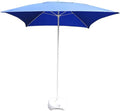 Quadratischer Terrassenschirm 200 cm - Gartentischschirm mit 6.6 Fuß Größe - Für Garten Strand Pool und gewerbliche Veranstaltungen - Outdoor Sonnenschirm für Sitzbereiche
