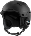 Sena Latitude S2 Skihelm Größe L - Bluetooth und Mesh Intercom Kommunikation - Mattschwarz mit ABS Außenschale - für Ski und Snowboard Erwachsene