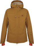 2117 of Sweden Nausta Herren Skijacke - Wasserabweisend mit Kapuze und Isolierung - Gold aus Polyester mit Wollanteil in der Füllung - Für Skifahren und Wintereinsatz