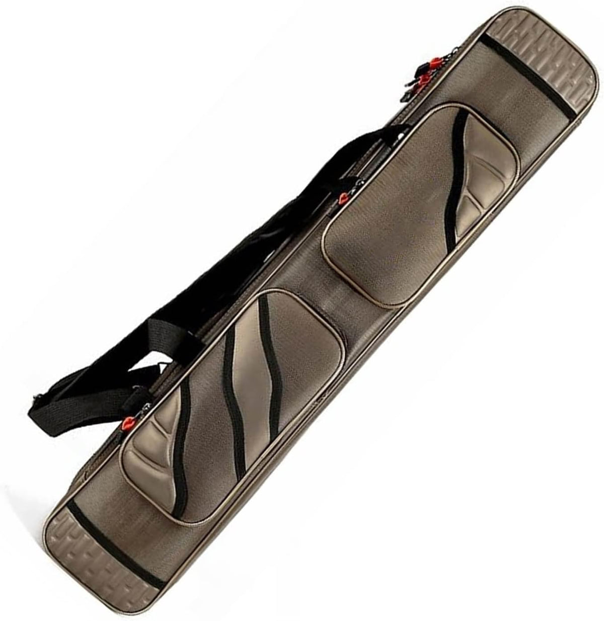 WMDSYGD Angelrutentasche - Dreilagige wasserdichte Tasche mit 90 cm Länge - Nylon Oxford Ausführung mit Reißverschluss - Für Ruten Rollen und Angelgeräte