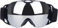 ZGYOZMNG Skibrille Blau Silber - Große Doppellinse mit Antibeschlag - Schneebrille für Damen und Herren - Für Skifahren Snowboarden Bergsteigen und Wintersport