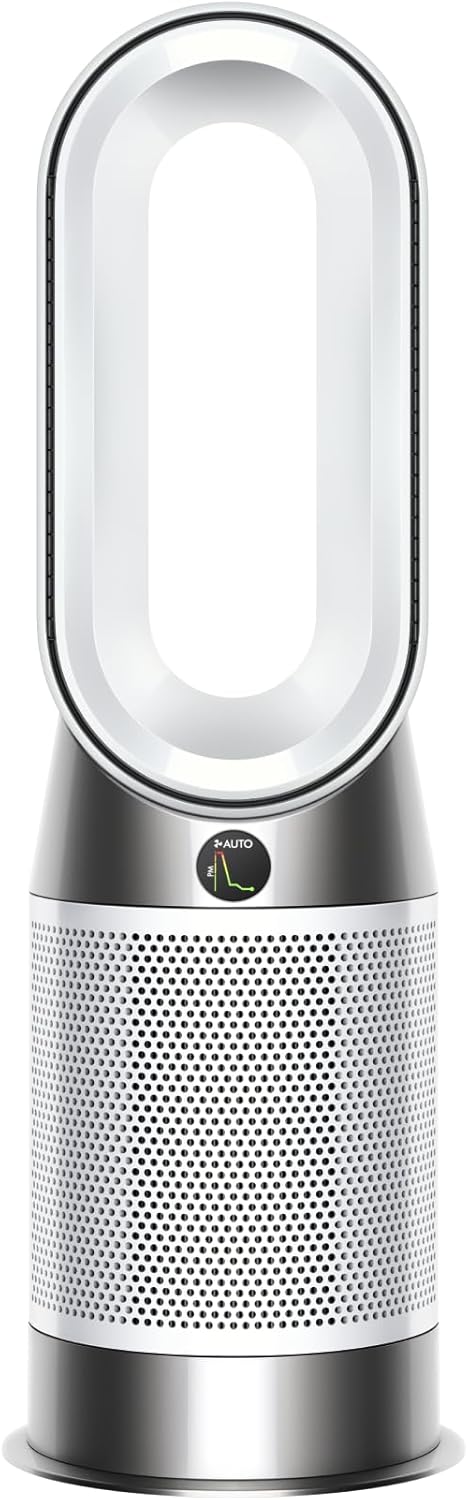 Dyson Purifier Hot Cool Gen1 HP10 - Luftreiniger Heizventilator und Kühlventilator - Kabelgebundenes Gerät in Weiß Silber - 76.5 cm hohe Ausführung für Wohnräume