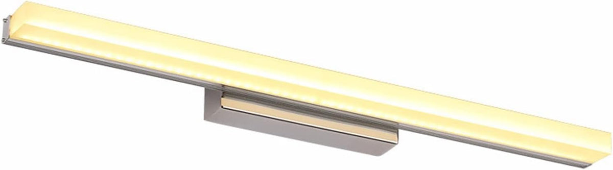 LED Spiegelleuchte 90.5 cm 20 W - 3000 K warmweißes Licht für Badezimmer - Wasserdicht und beschlaggeschützt aus Acryl und Aluminium - Für Spiegel Waschtisch und Make up