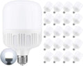 E27 LED Lampe 36 W Kaltweiß - 3600 Lumen mit 6000 K und 360 Grad Abstrahlung - Dimmbares Energiespar Leuchtmittel - 20 Stück für helle Innenbeleuchtung