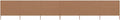 Windschutz Sichtschutz 6 teilig - Polyester in Taupe mit Holzpfählen - Faltbarer Windschutz für Camping und Balkon - 800 x 160 cm mit 6,9 kg Gewicht